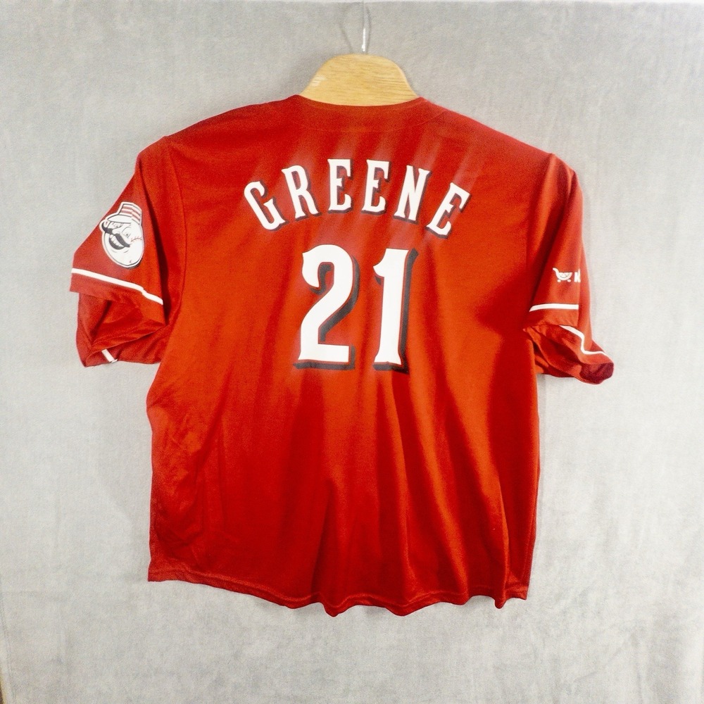 MLB SGA Cincinnati Reds Hunter Greene Jersey Mens XL Baseball - Picture 2 of 6